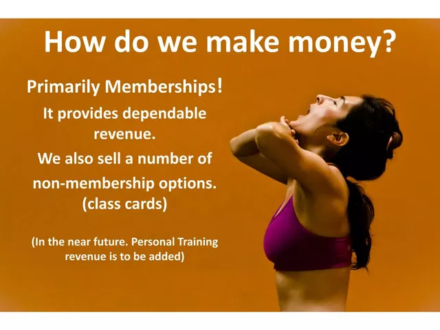 Business model / revenue streams slide 4 from California Yoga Company (Calyoga)