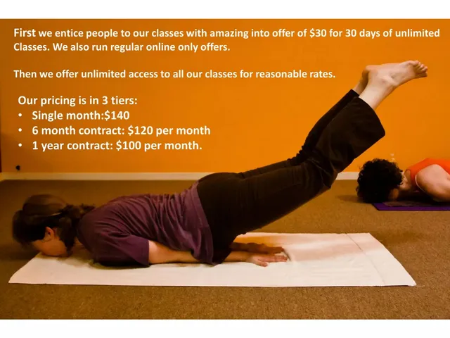 Business model / revenue streams slide 5 from California Yoga Company (Calyoga)