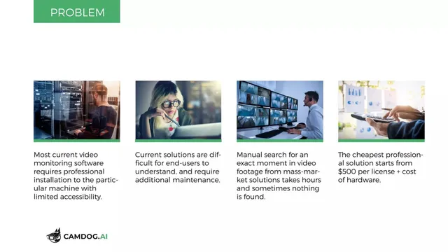 Problem slide 2 from Camdog.ai
