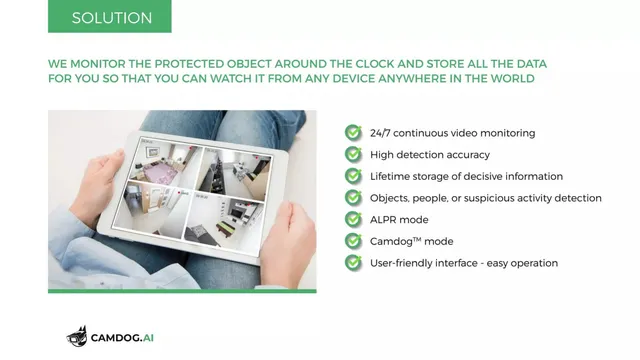 Product / solution slide 3 from Camdog.ai