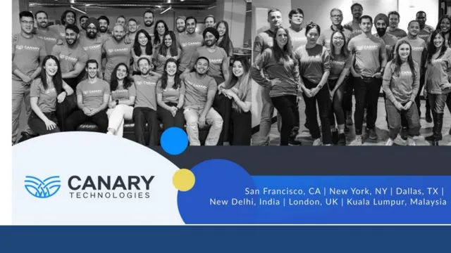 Company overview slide 4 from Canary Technologies