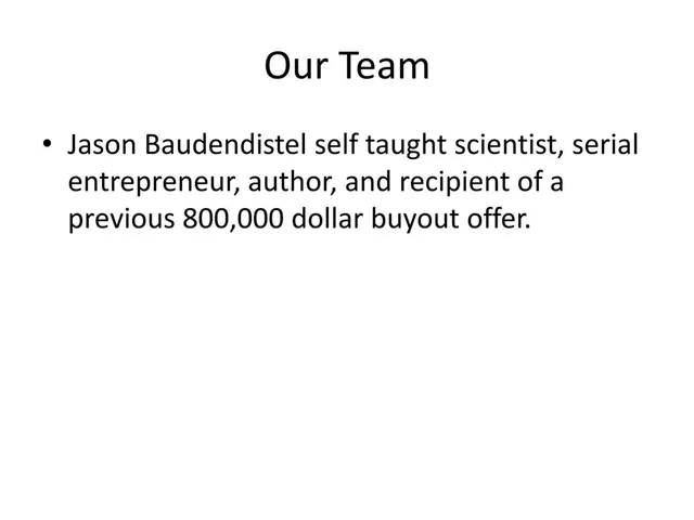 Team slide 5 from Cannabis Energy Oil
