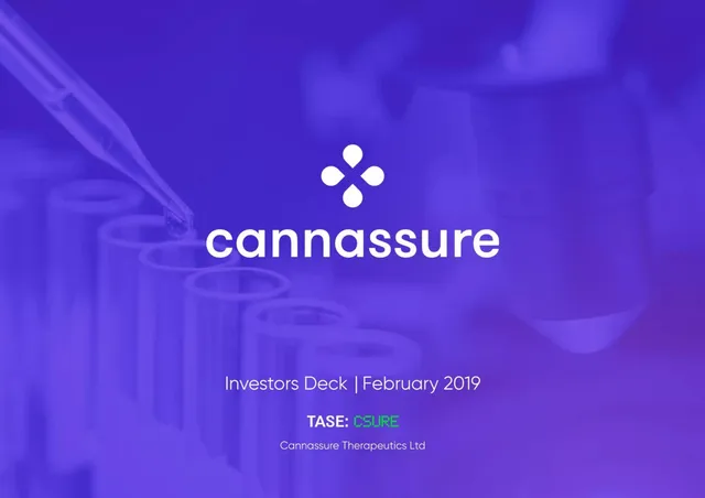Cannassure pitch deck cover