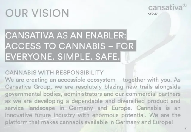 Vision slide 7 from Cansativa