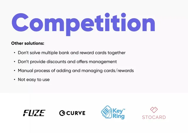Competitors slide 7 from Card Blanch