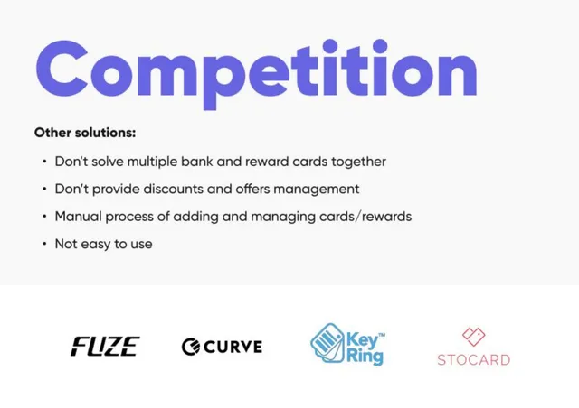 Competitors slide 6 from Card Blanch