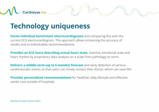 Product / solution slide 8 from Cardiolyse