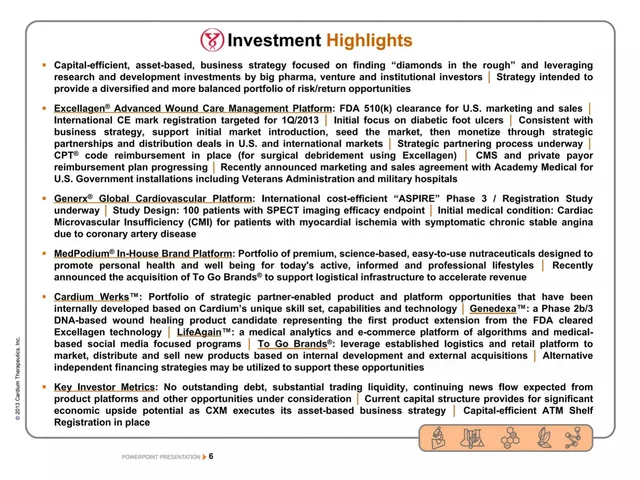 Company overview slide 6 from Cardium Therapeutics