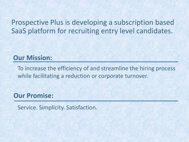 Vision slide 3 from Prospective Plus (CareerApp)