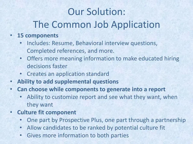 Product / solution slide 5 from Prospective Plus (CareerApp)