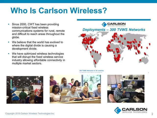 Company overview slide 2 from Carlson Wireless