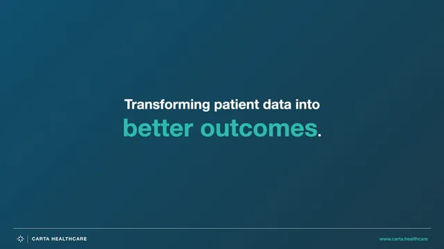 Cover slide 2 from Carta Healthcare