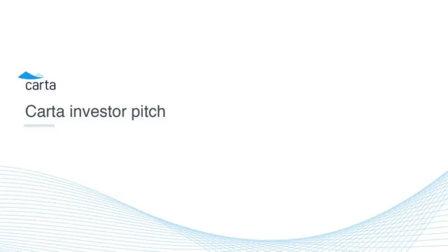 Carta pitch deck cover