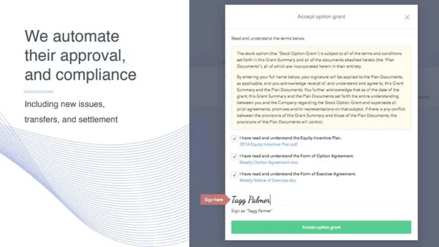 Disclaimer slide 6 from Carta