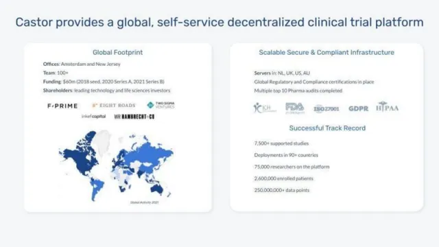 Company overview slide 2 from Castor