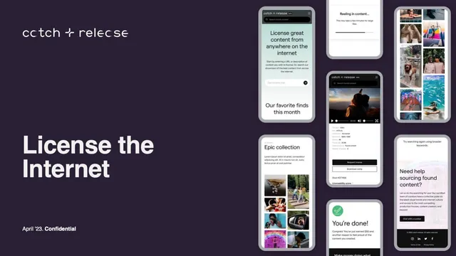 Catch+Release pitch deck cover