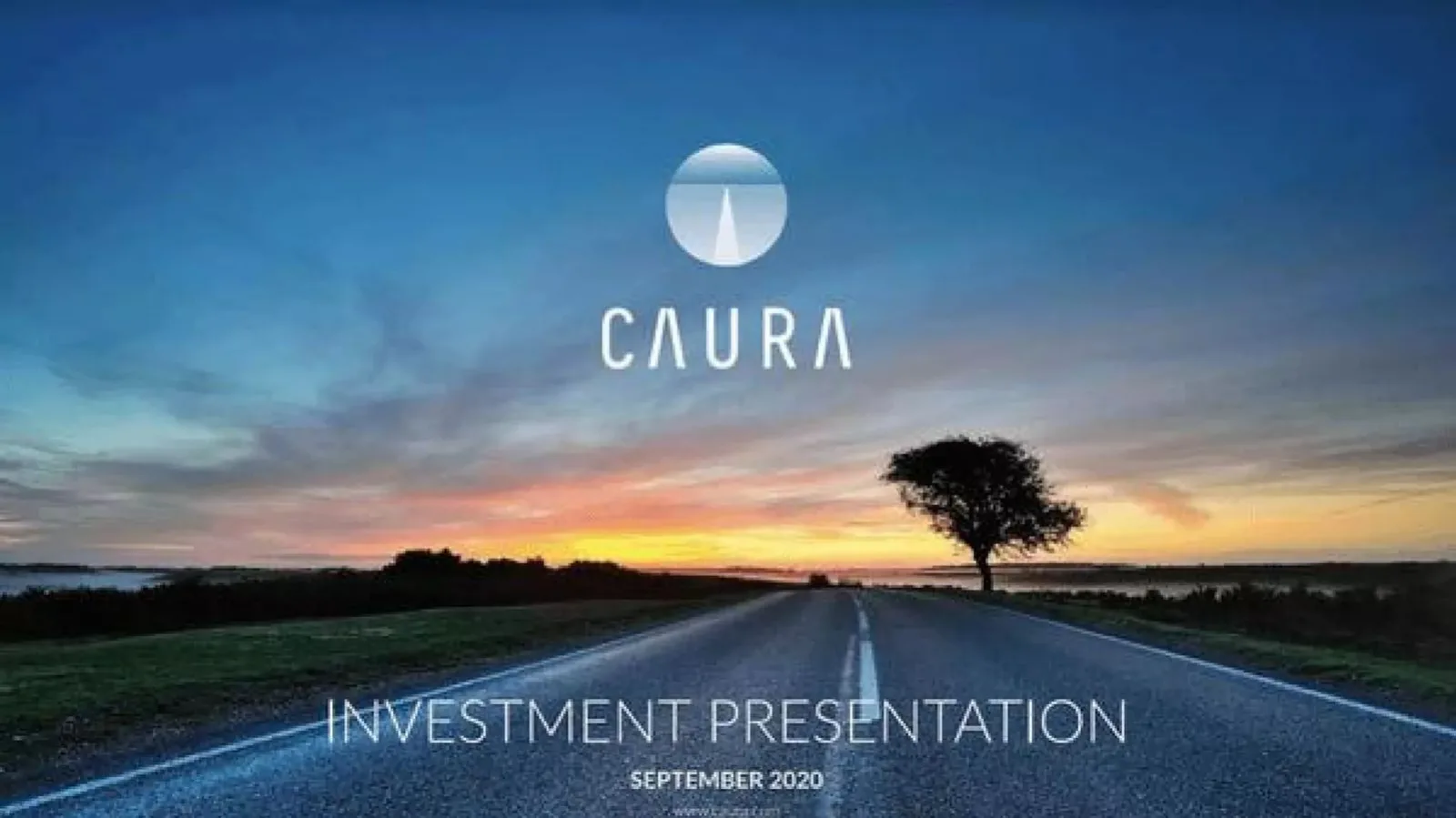 Caura pitch deck slide