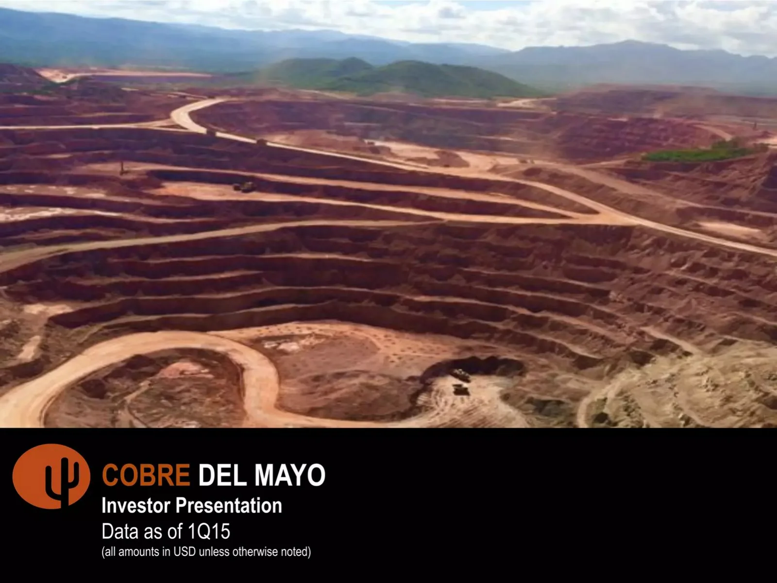 Cobre del Mayo pitch deck slide