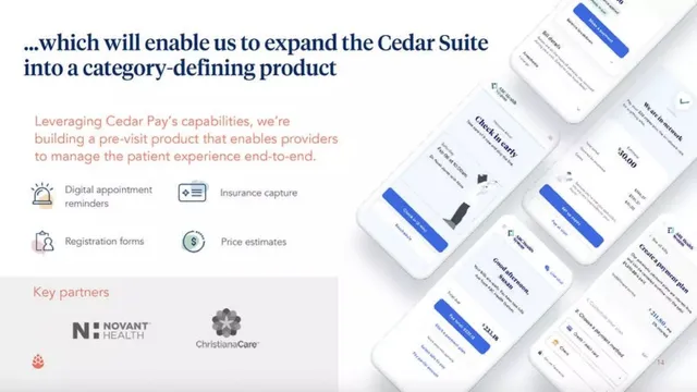 Product / solution slide 14 from Cedar