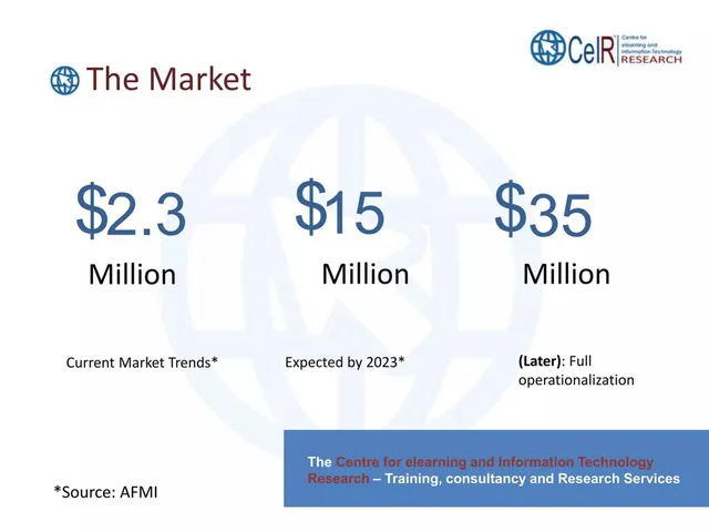 Market sizing / opportunity slide 6 from CeIR (Centre for elearning and Information Technology Research)