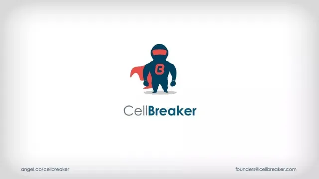 CellBreaker pitch deck cover