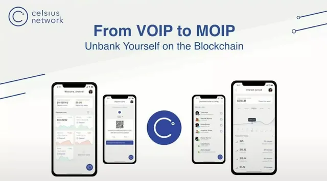 Celsius Network pitch deck cover