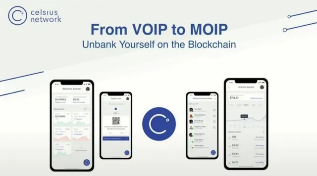 Celsius Network pitch deck cover