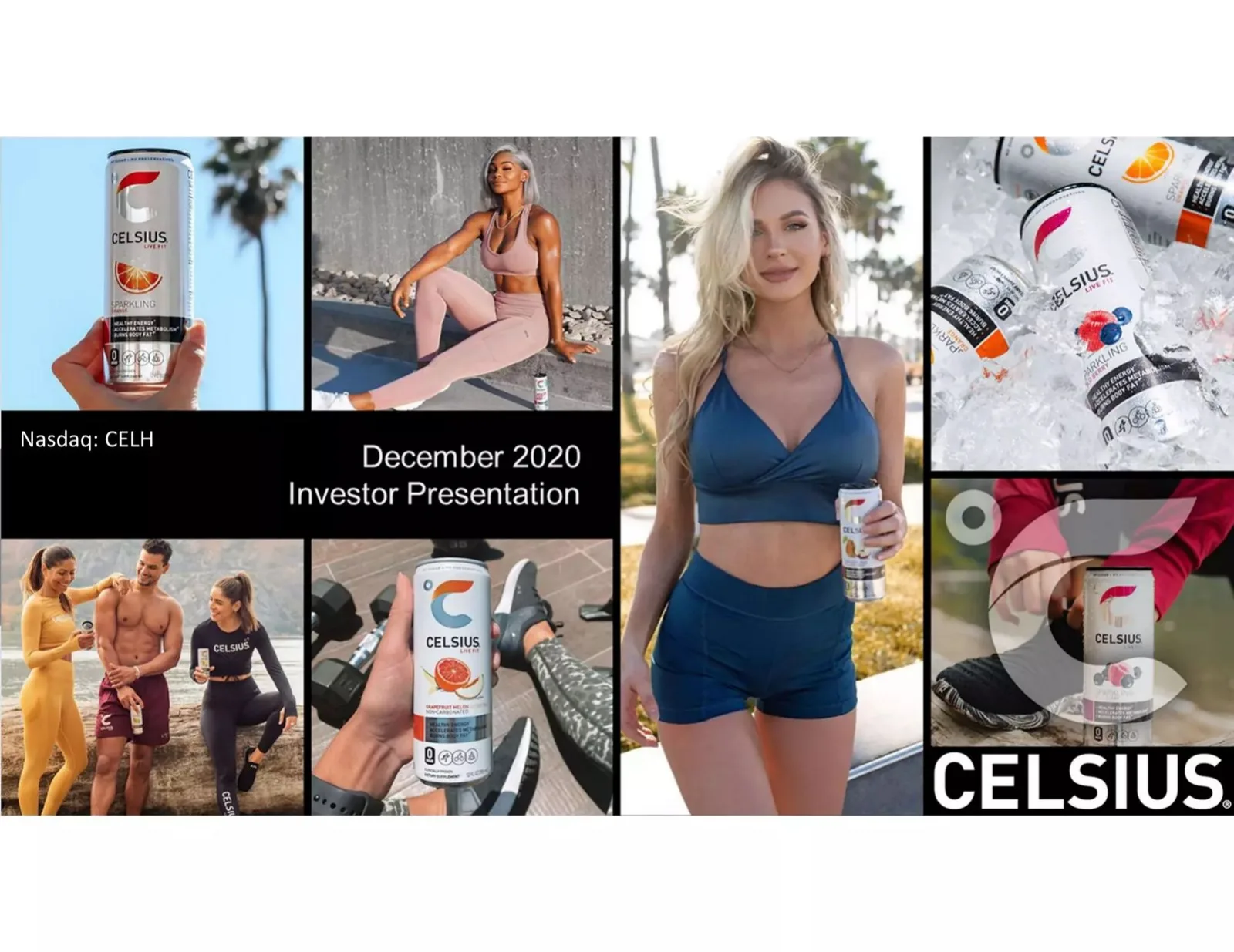 Celsius pitch deck slide