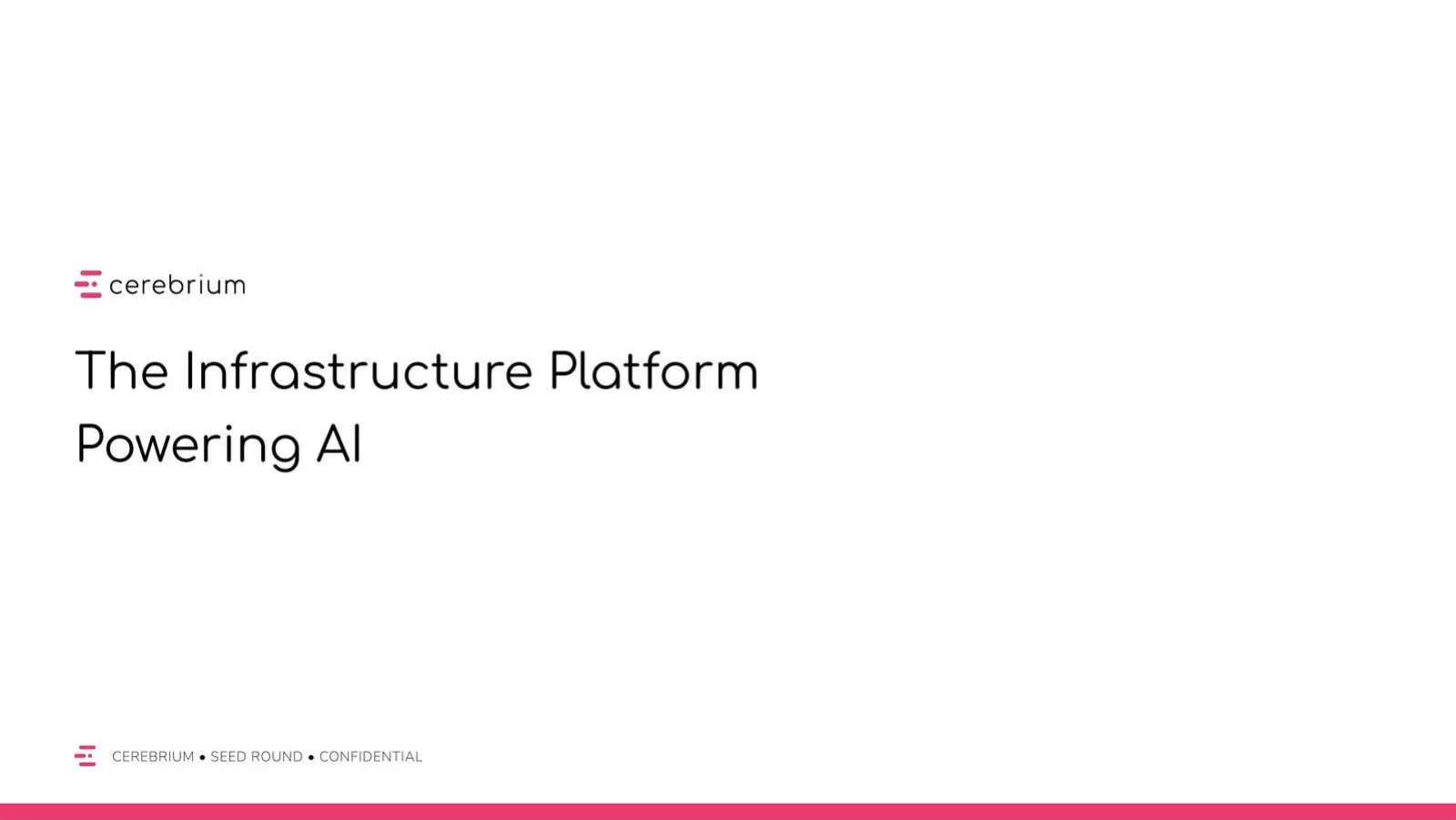 Cerebrium pitch deck slide
