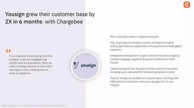 Traction slide 9 from Chargebee