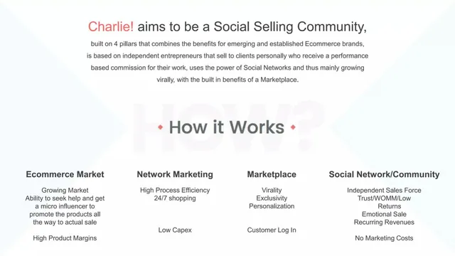 Business model / revenue streams slide 4 from Charlie (Get Me Charlie)