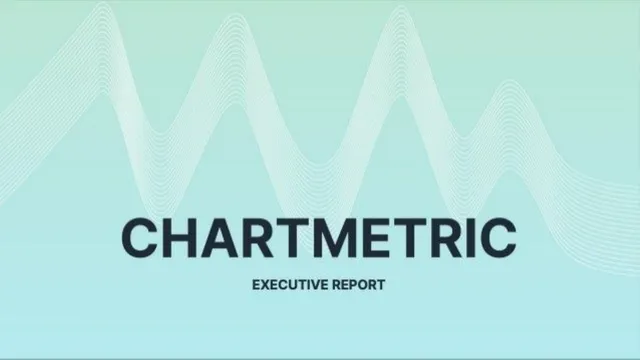 Chartmetric pitch deck cover