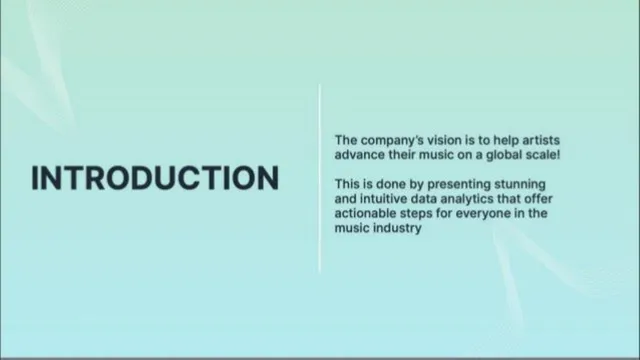 Vision slide 4 from Chartmetric