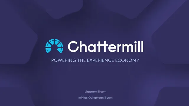 Chattermill pitch deck cover