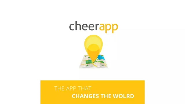 Cheerapp pitch deck cover
