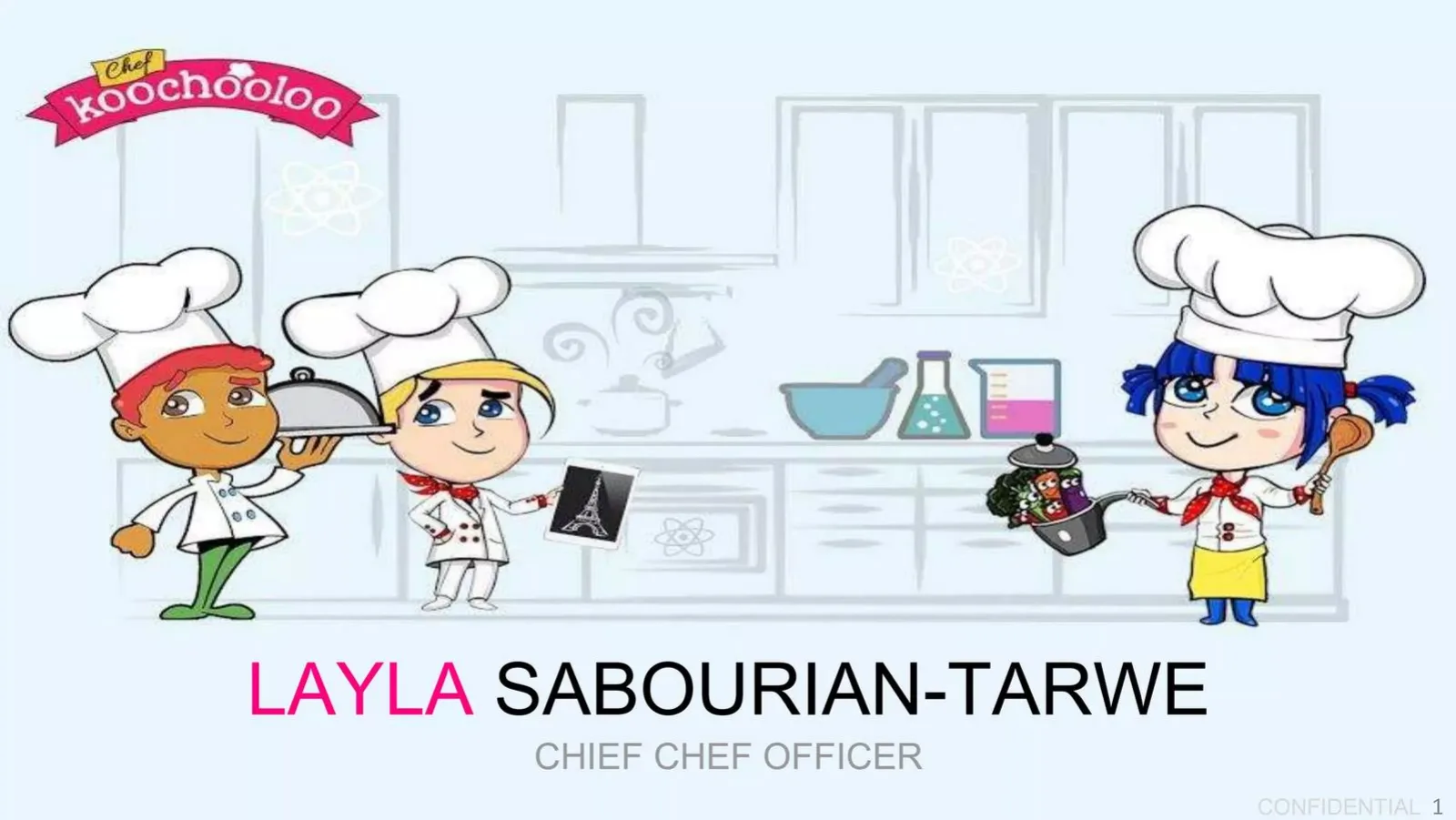 Chef Koochooloo pitch deck slide