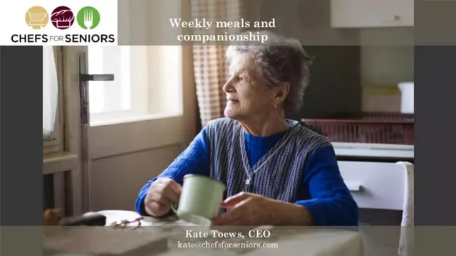 Chefs for Seniors pitch deck cover