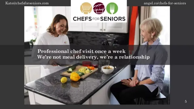 Product / solution slide 5 from Chefs for Seniors