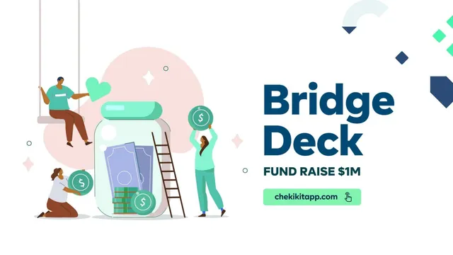 Chekkit Bridge pitch deck cover