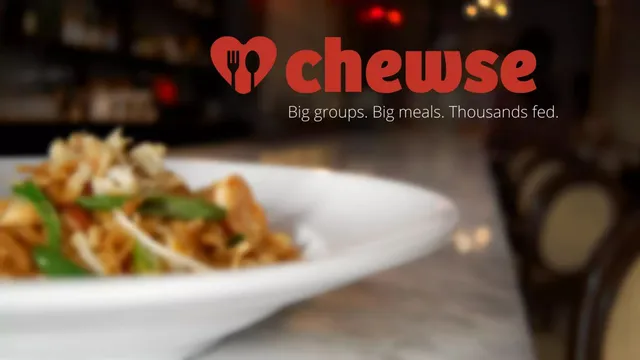Chewse pitch deck cover