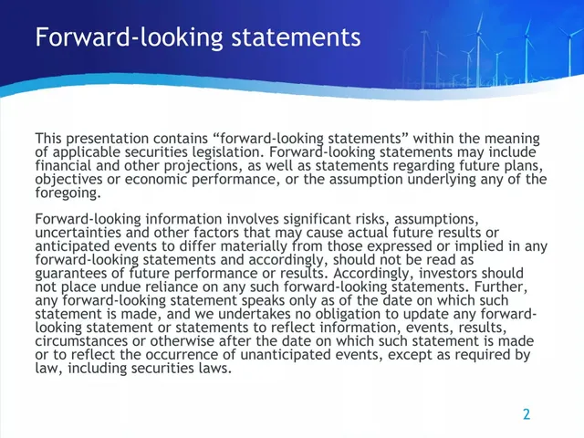 Disclaimer slide 2 from China Wind Power International Corp.