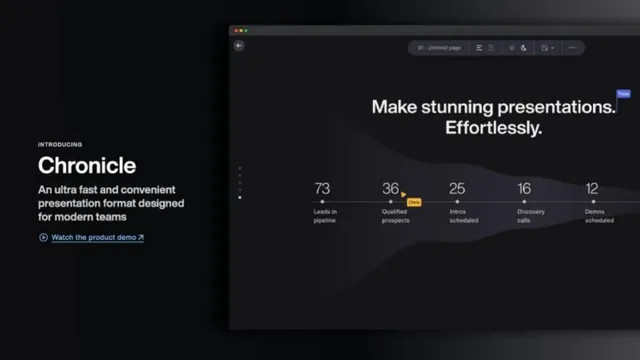 Product / solution slide 3 from Chronicle