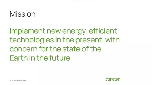 Vision slide 5 from Circe Biotech GmbH