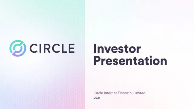 Circle Internet pitch deck cover
