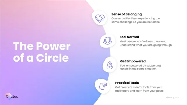 Product / solution slide 8 from Circles