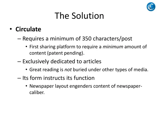 Product / solution slide 4 from Circulate