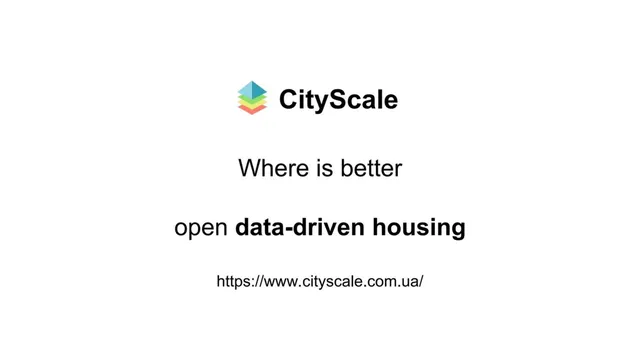 CityScale pitch deck cover