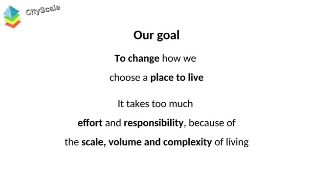 Vision slide 2 from CityScale