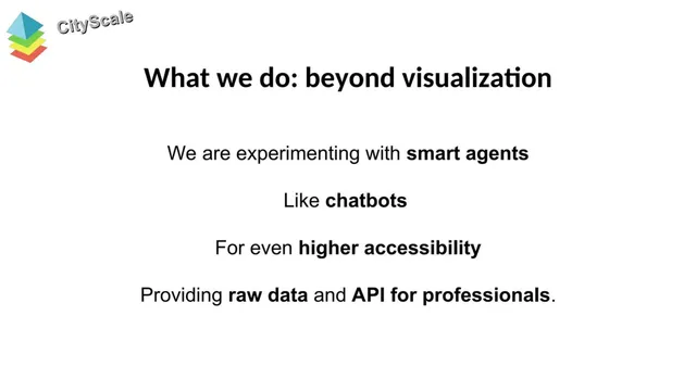 Product / solution slide 8 from CityScale