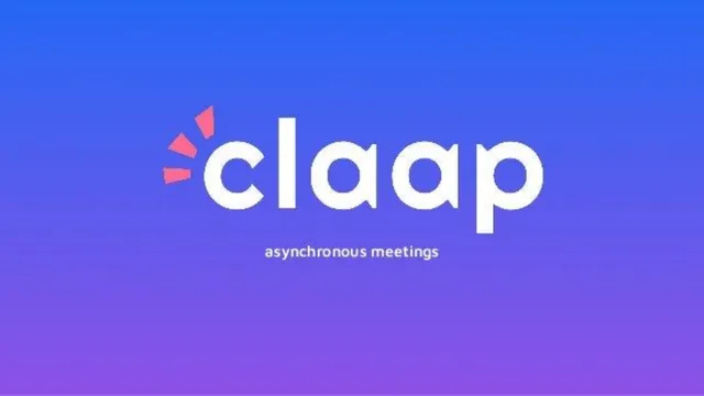 Claap pitch deck cover